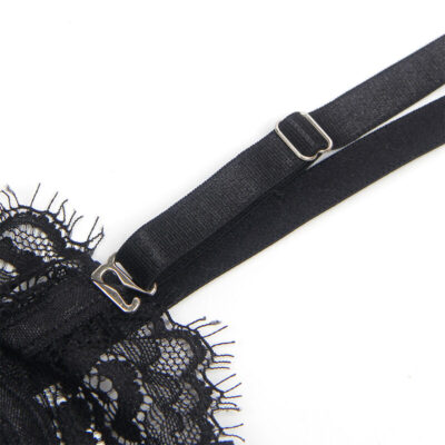 Subblime - 955496 body de renda com laços e ligas preto s/m subblime bodies caliente. Pt