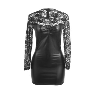 Subblime - 955595 vestido manga comprida com renda preta s/m subblime dresses caliente. Pt