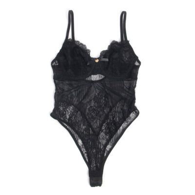 Subblime - 955618 bodysuit de renda com fecho de baixo preto s/m subblime bodies caliente. Pt