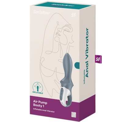 Satisfyer - bomba de ar booty 1 vibrador inflável anal cinza satisfyer vibrator caliente. Pt