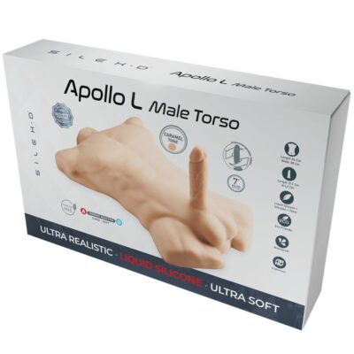 Silexd - apollo l tronco masculino realista caramelo silexd caliente. Pt