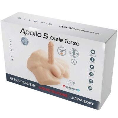 Silexd - apollo s realista meio torso masculino caramelo silexd caliente. Pt