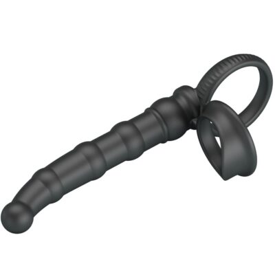 Pretty love - anel vibratório para pênis tatum com plug 10 vibrações preto pretty love caliente. Pt
