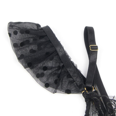 Subblime - 957483 conjunto de sutiã e liga de renda preto s/m subblime sets caliente. Pt