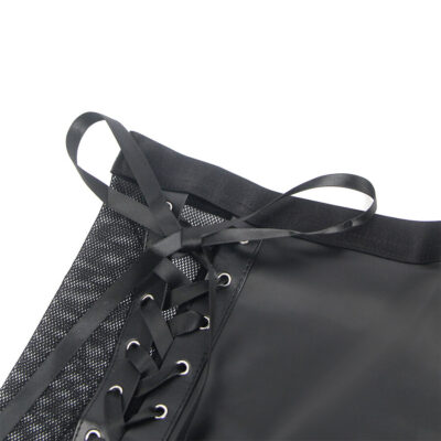 Subblime - 957582 conjunto de sutiã e saia de couro preto s/m subblime sets caliente. Pt