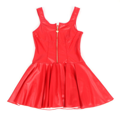 Subblime - 957698 vestido de couro com zíper de coração vermelho l/xl subblime dresses caliente. Pt