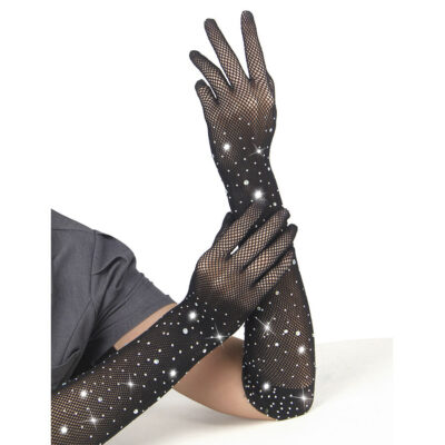 Subblime - 957469 luvas transparentes shine pretas s/m subblime accesories caliente. Pt