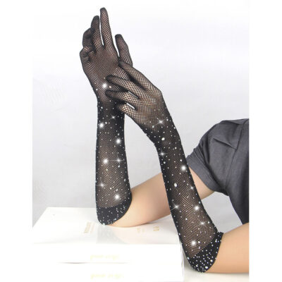 Subblime - 957469 luvas transparentes shine pretas s/m subblime accesories caliente. Pt