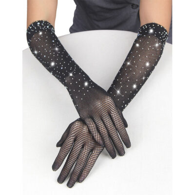 Subblime - 957469 luvas transparentes shine pretas s/m subblime accesories caliente. Pt