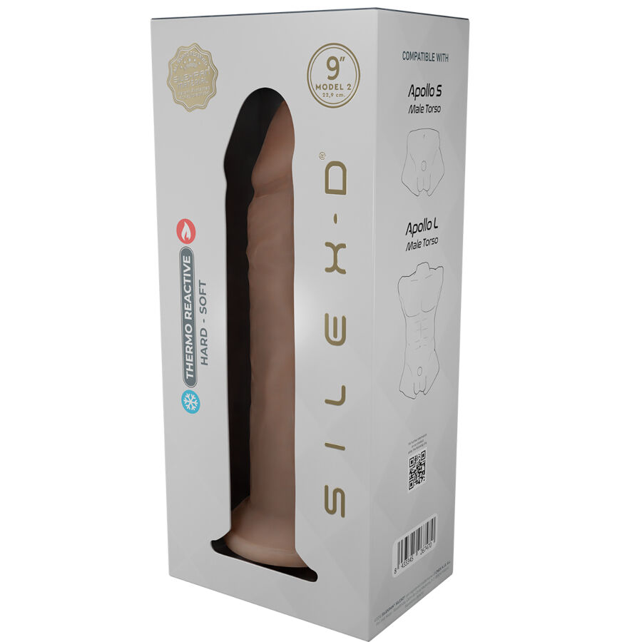 SILEXD - MODELO DE PÊNIS REALISTA 9 SILICONE LÍQUIDO 22,8 CM 6 Silexd - modelo de pênis realista 9 silicone líquido 22,8 cm - image 6