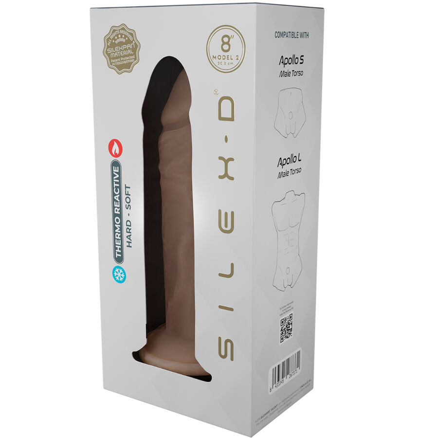 SILEXD - MODELO DE PÊNIS REALISTA 8 SILICONE LÍQUIDO 20,6 CM 6 Silexd - modelo de pênis realista 8 silicone líquido 20,6 cm - image 6