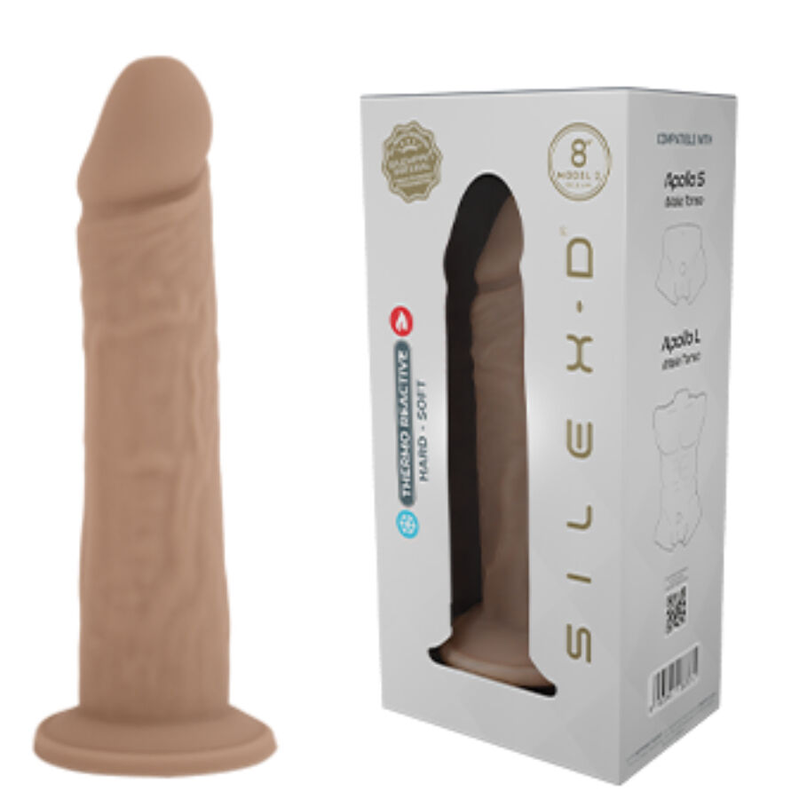 SILEXD - MODELO DE PÊNIS REALISTA 8 SILICONE LÍQUIDO 20,6 CM 5 Silexd - modelo de pênis realista 8 silicone líquido 20,6 cm - image 5