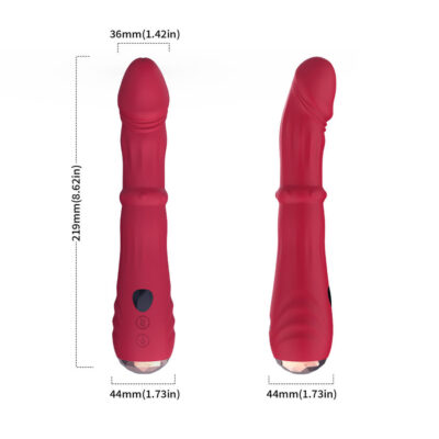 Armony - vibrador estimulador termo-ajustável point a dildo vermelho armony vibrators caliente. Pt