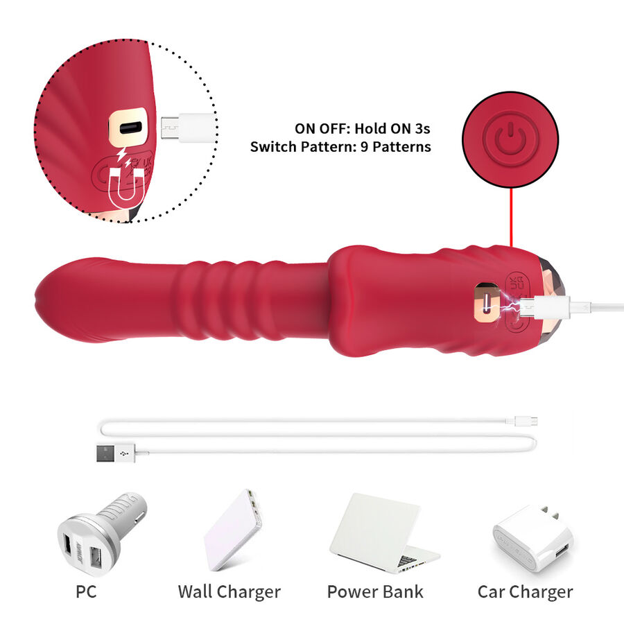 ARMONY - POINT A ESTIMULANTE VIBRADOR DILDO VERMELHO 7 Armony - point a estimulante vibrador dildo vermelho - image 7