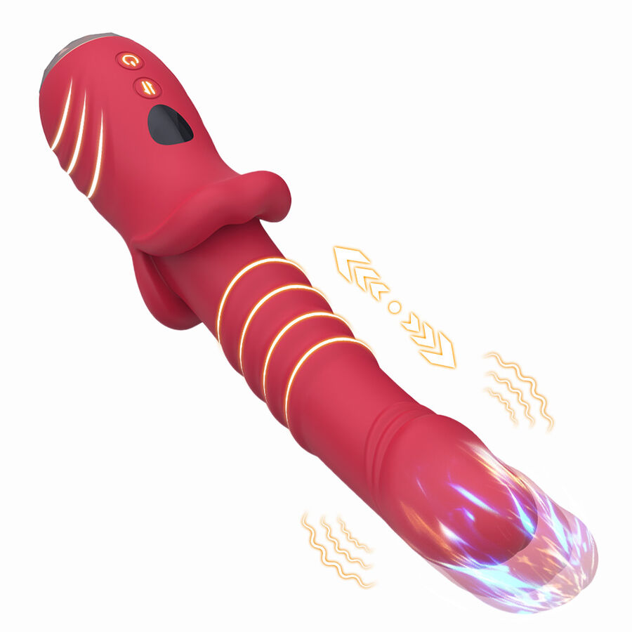ARMONY - POINT A ESTIMULANTE VIBRADOR DILDO VERMELHO 2 Armony - point a estimulante vibrador dildo vermelho - image 2