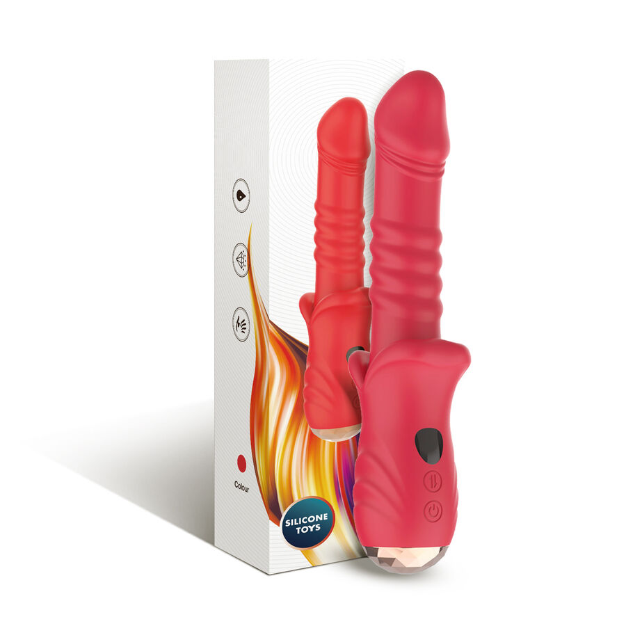 ARMONY - POINT A ESTIMULANTE VIBRADOR DILDO VERMELHO 1 Armony - point a estimulante vibrador dildo vermelho