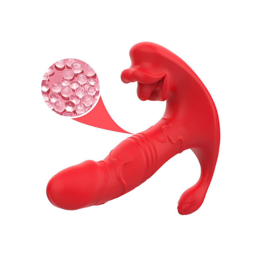 ARMONY - VIBRADOR ANAL CALCINHA C E ESTIMULADOR DO PONTO G CONTROLE REMOTO VERMELHO 6 Armony - vibrador anal calcinha c e estimulador do ponto g controle remoto vermelho - image 6