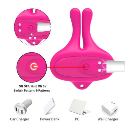 ARMONY - GRAMPOS MAGNÉTICOS DE MAMILOS COM VIBRAÇÃO EM FORMA DE COELHO ROSA 21 Armony - grampos magnéticos de mamilos com vibração em forma de coelho rosa armony stimulators caliente. Pt