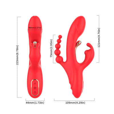 Armony - estimulador de ponto g e clitóris vibrador vermelho armony vibrators caliente. Pt