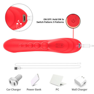 Armony - estimulador de ponto g e clitóris vibrador vermelho armony vibrators caliente. Pt