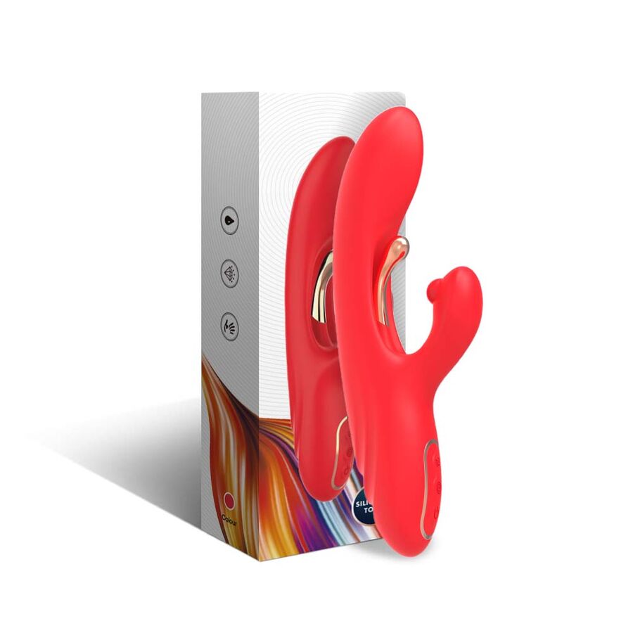 ARMONY - VIBRADOR ESTIMULADOR DE PONTO G E CLITÓRIS COM LÍNGUA OSCILANTE VERMELHO 1 Armony - vibrador estimulador de ponto g e clitóris com língua oscilante vermelho