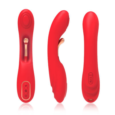 Armony - vibrador com língua oscilante vermelho armony vibrators caliente. Pt