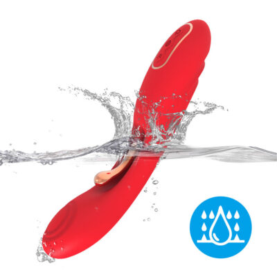 Armony - vibrador com língua oscilante vermelho armony vibrators caliente. Pt