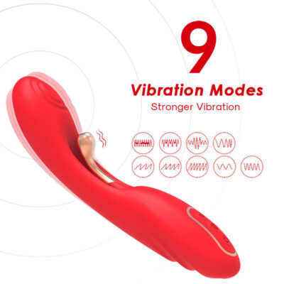 Armony - vibrador com língua oscilante vermelho armony vibrators caliente. Pt
