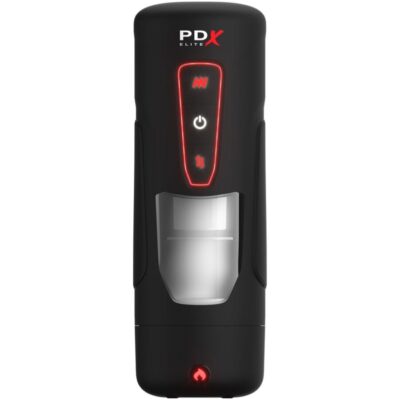 Pdx elite - masturbador automático milk me hotter com vibração de efeito de calor e impulsão pdx elite caliente. Pt