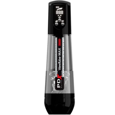 PDX ELITE - VIEWTUBE MAX VIEW MASTURNADOR AUTOMÁTICO COM SUCÇÃO TRANSPARENTE