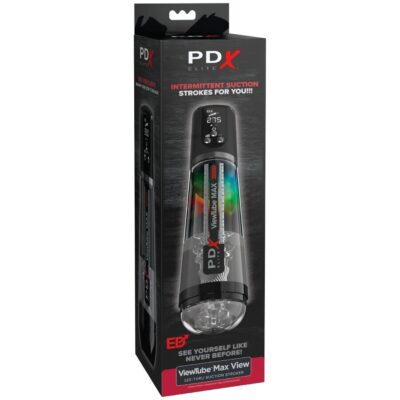 Pdx elite - viewtube max view masturnador automático com sucção transparente pdx elite caliente. Pt