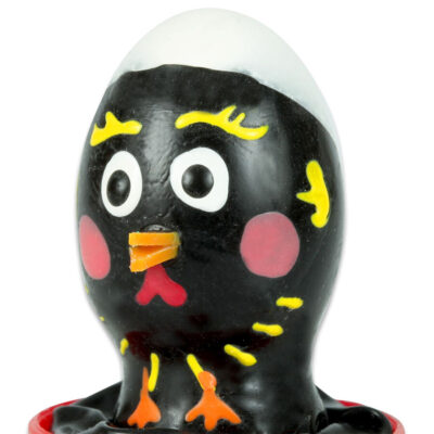 CONDOMERIE - PRESERVATIVOS NOVIDADES PINTADOS À MÃO GALINHA PRETO