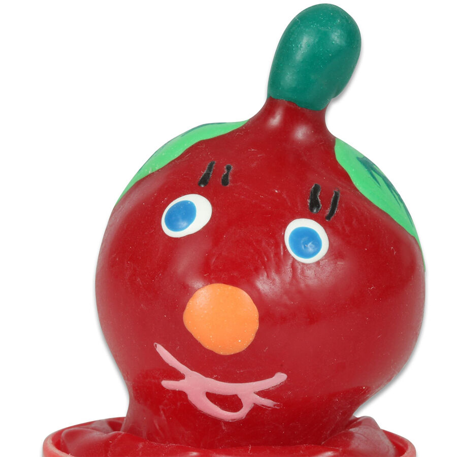 CONDOMERIE - PRESERVATIVOS NOVIDADES PINTADOS À MÃO TOMATE 1 Condomerie - preservativos novidades pintados à mão tomate