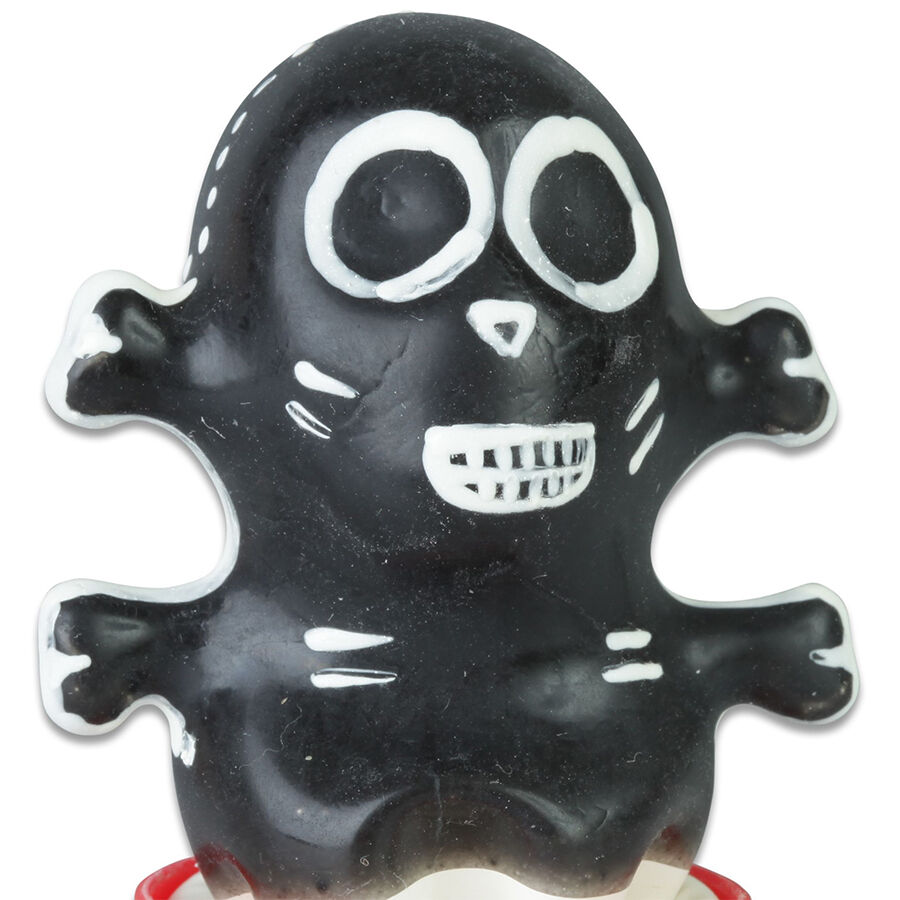 CONDOMERIE - PRESERVATIVOS NOVIDADES PINTADOS À MÃO SKULL BLACK MODELO 1 1 Condomerie - preservativos novidades pintados à mão skull black modelo 1