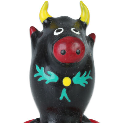 CONDOMERIE - PRESERVATIVOS NOVIDADE PINTADOS À MÃO BULL BLACK MODELO 1