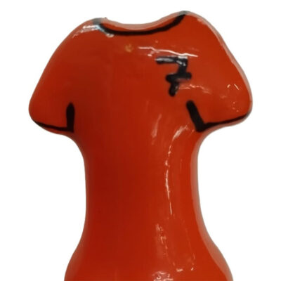 CONDOMERIE - CAMISA LARANJA NOVIDADES PINTADA À MÃO