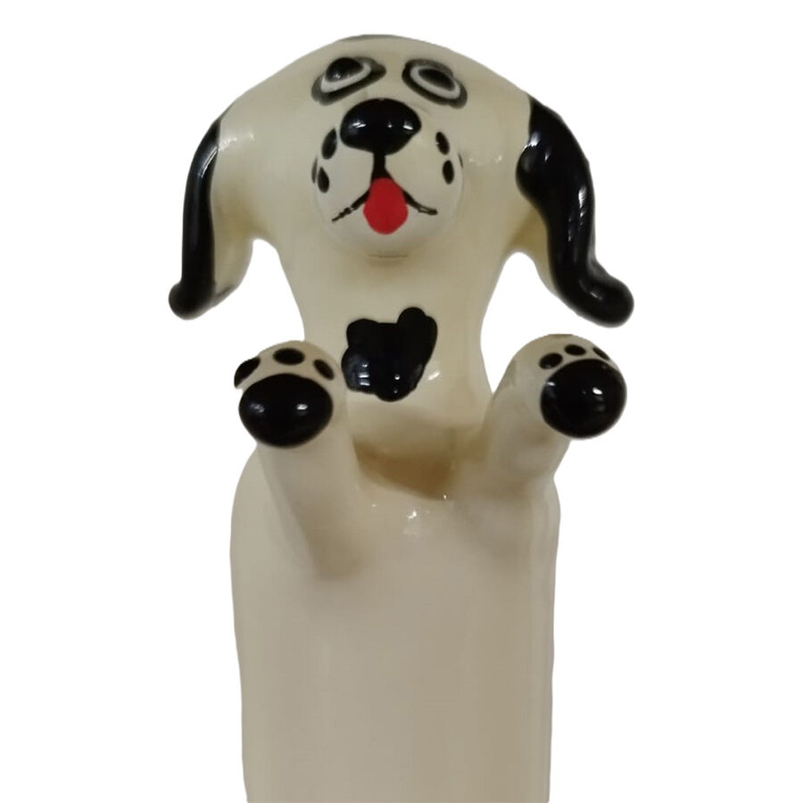 CONDOMERIE - PRESERVATIVOS NOVIDADES PINTADOS À MÃO HAPPY WHITE DOG XL 1 Condomerie - preservativos novidades pintados à mão happy white dog xl