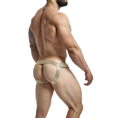 Mob - dngeon jockstrap anel de pé dourado tamanho único mob caliente. Pt