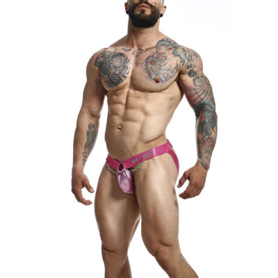 Mob - dngeon jockstrap rosa tamanho único mob caliente. Pt