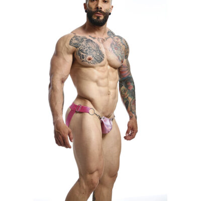 Mob - dngeon jockstrap rosa tamanho único mob caliente. Pt