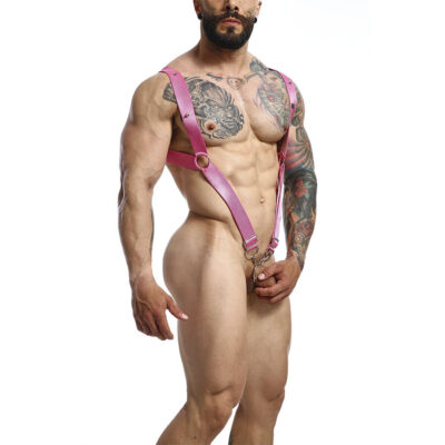 Mob - dngeon pink straight harness tamanho único mob caliente. Pt