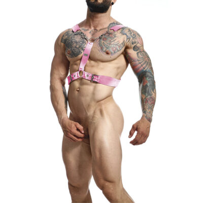 Alternative view of MOB - DNGEON PINK CHAIN HARNESS TAMANHO ÚNICO Y