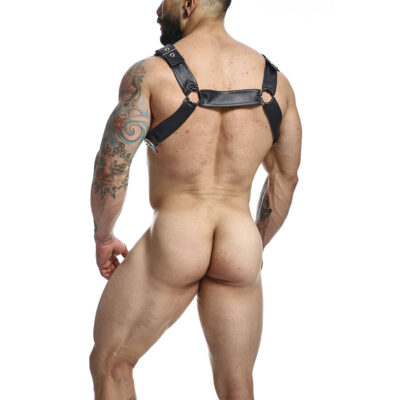 Mob - dngeon black chain harness tamanho único mob caliente. Pt
