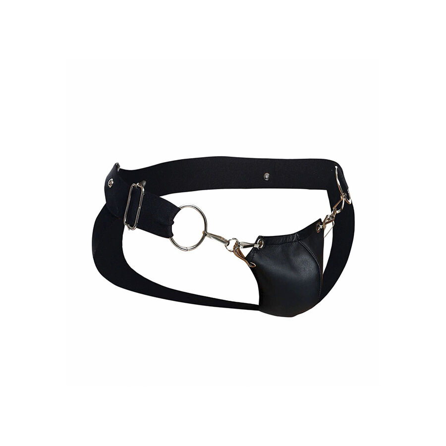 MOB - DNGEON JOCKSTRAP PRETO PRESSÃO TAMANHO ÚNICO 8 Mob - dngeon jockstrap preto pressão tamanho único - image 8