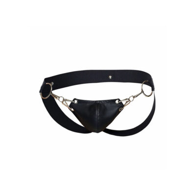 MOB - DNGEON JOCKSTRAP PRETO PRESSÃO TAMANHO ÚNICO 16 Mob - dngeon jockstrap preto pressão tamanho único mob caliente. Pt