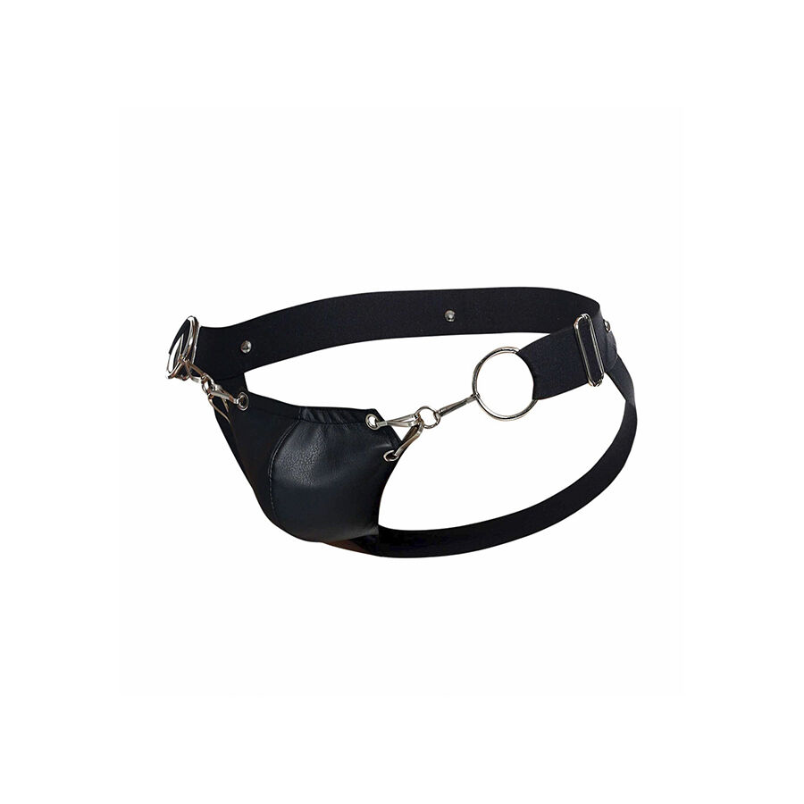 MOB - DNGEON JOCKSTRAP PRETO PRESSÃO TAMANHO ÚNICO 11 Mob - dngeon jockstrap preto pressão tamanho único - image 11