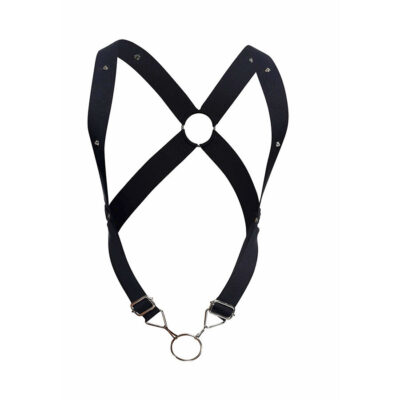 Mob - dngeon preto cross back harness tamanho único mob caliente. Pt
