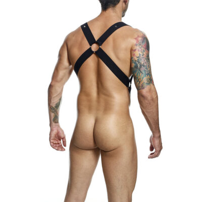 Mob - dngeon preto cross back harness tamanho único mob caliente. Pt