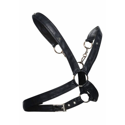 Mob - dngeon crossed black chain harness tamanho único mob caliente. Pt