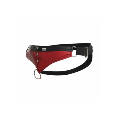 Mob - dngeon jockstrap anel de pénis vermelho tamanho único mob caliente. Pt